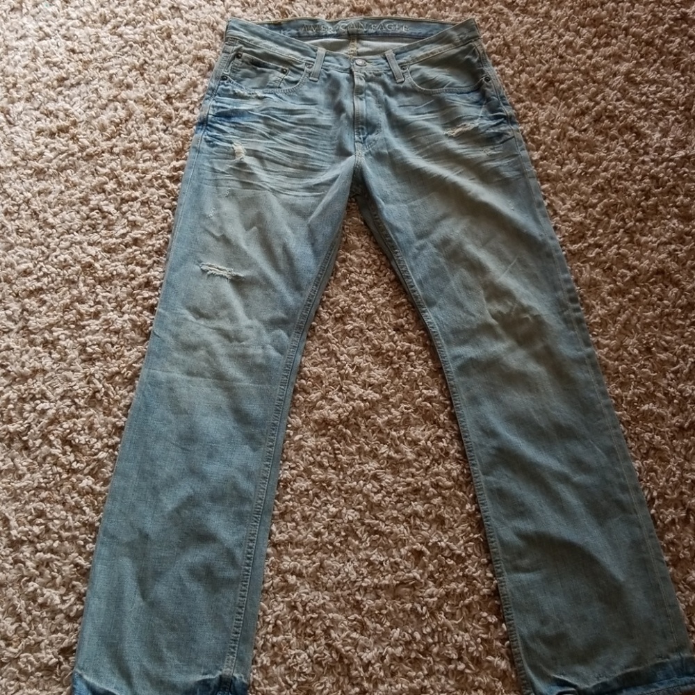 Men's American Eagle low rise bootcut jeans 34x34